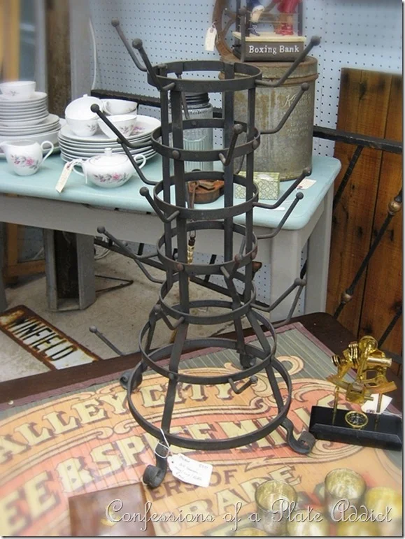 French Bottle Drying Rack