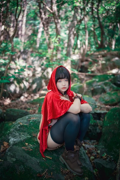 DJAWA Photo – Mimmi (밈미) Naughty Red Hiring Hood