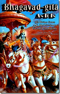 Krishna's discussion with Arjuna is the Bhagavad-gita