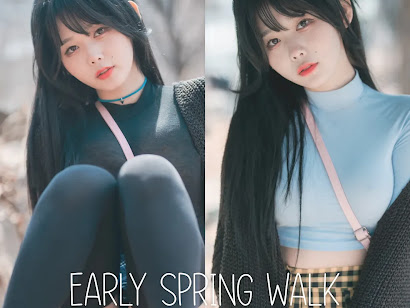 DJAWA Photo – Zia (지아) Early Spring Walk in March