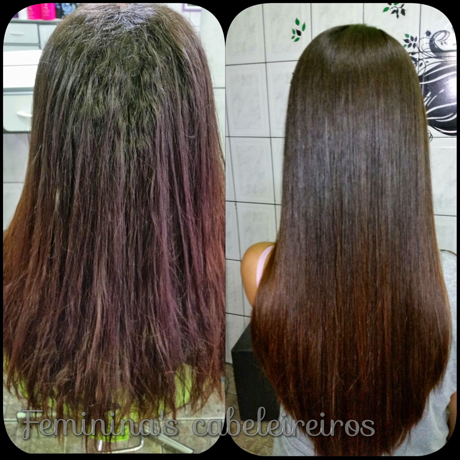 Feminina's Cabeleireiros: Plástica dos fios...antes conhecida como ...