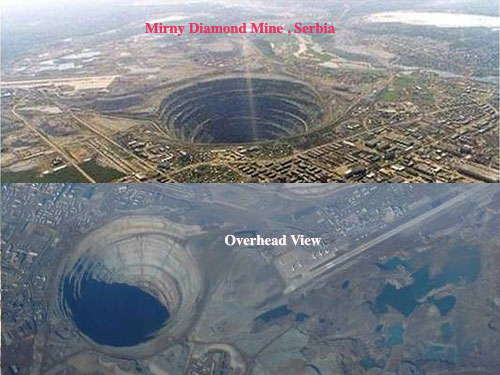 Siberia Abandoned Diamond Mines Mirny Mine Helicopter 2025