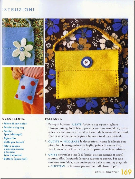 Martha Stewart Art & Craft per i tuoi bambini - Giunti - borsette feltro