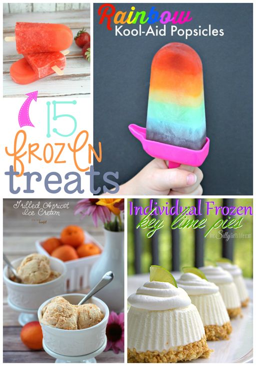 15 Frozen Treats at GingerSnapCrafts.com #linkparty #features