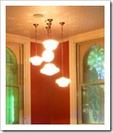 Vintage light chandelier