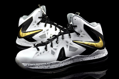 lebron 10 white and gold