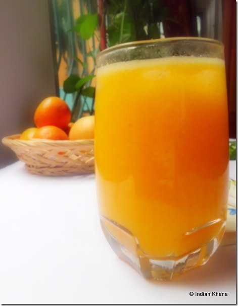 Fruit Juice Cooler recipe orange pear