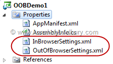 Silverlight 5 OOB Settings Demo - Settings.xml for both Out-of-Browser and In-Browser Silverlight 5 OOB Settings Demo - Settings.xml for both Out-of-Browser and In-Browser