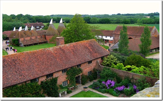 A View of the Oast Houses from the Tower at Sissinghurst_O
