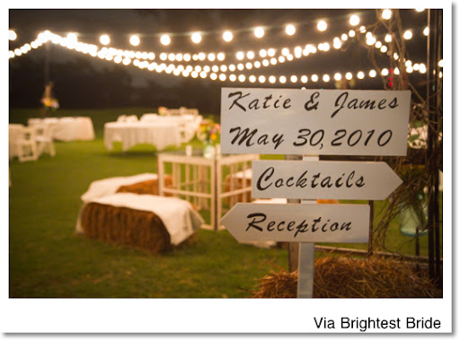 Perfect for an outdoor wedding reception these globe string lights create a