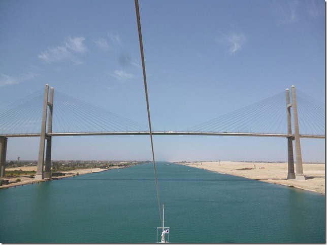 Friendship Bridge on Suez Canal
