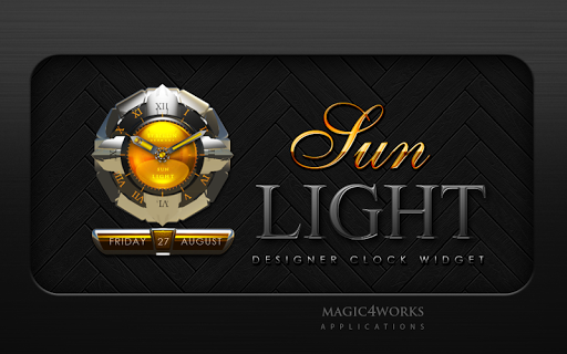 【免費個人化App】Sunlight designer Clock Widget-APP點子