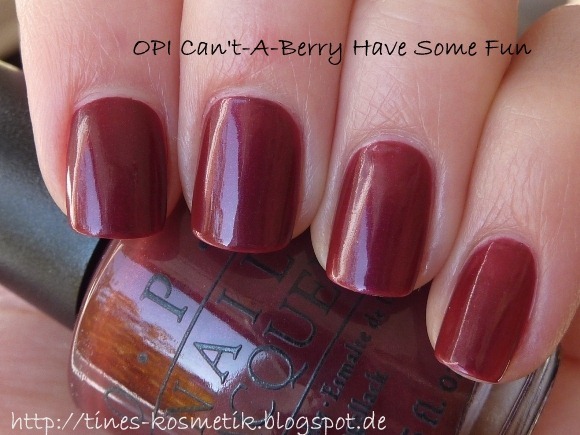 OPI Cant-A-Berry Have Some Fun 4