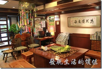 日本北九州-由布院-彩岳館。這個是一樓餐廳及大廳的景色。