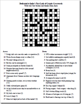 Anax Puzzle for Crossword Unclued