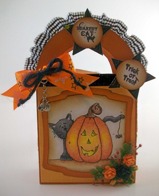 Scaredy Cat Halloween Treat Bag