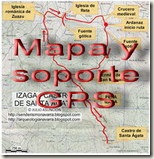 Mapa y soporte GPS - Mondúver - Cueva del Parpalló - Cueva de les Mallaetes