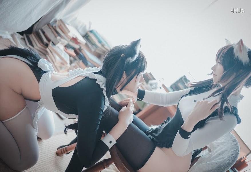 DJAWA Photo – Bambi (밤비) & Sonson (손손) Maid Mansion W