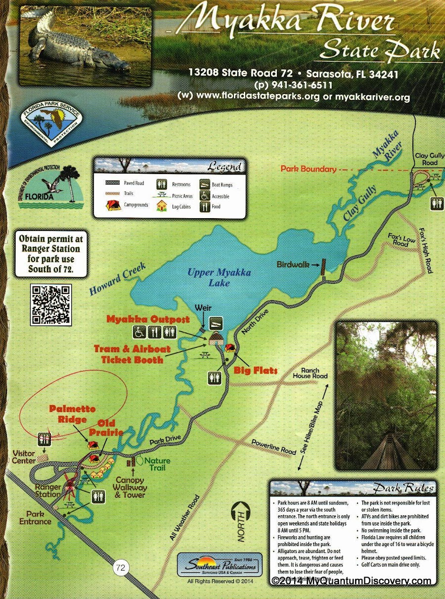 myakka state park map Sarasota Fl Myakka River State Park Review My Quantum Discovery myakka state park map