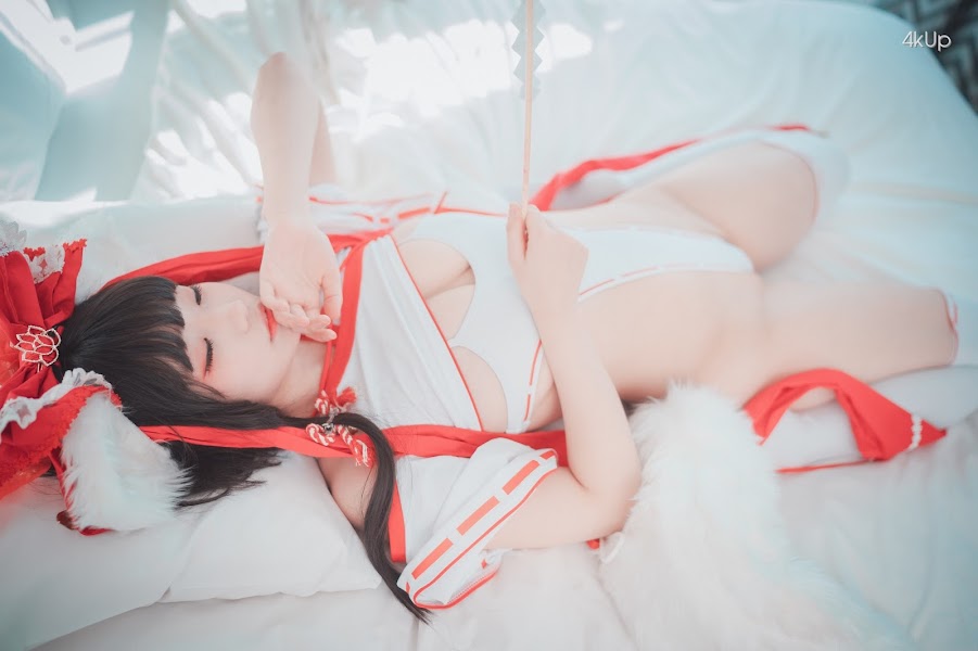 DJAWA Photo – Mimmi (밈미) Kitsune Miko (A ver)