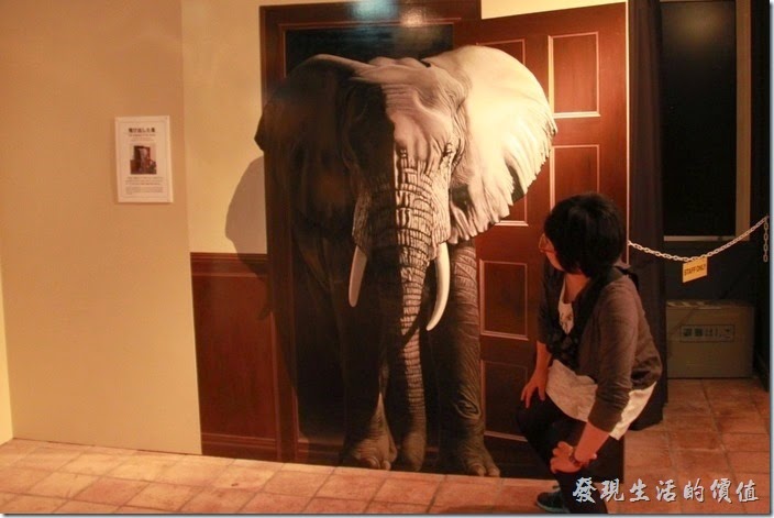 豪斯登堡-超級錯覺藝術。媽！這大象跑出來了。