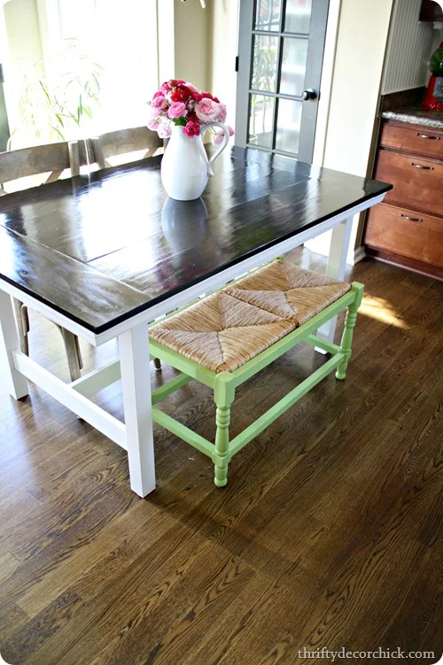 ikea table turned farmhouse table
