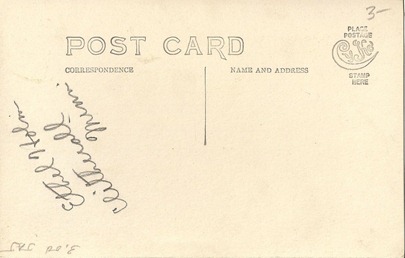 Postcard Ethyl Holm DL Antiques back