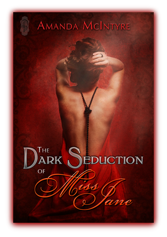 book cover - the dark side of miss jane by amanda mcintyre