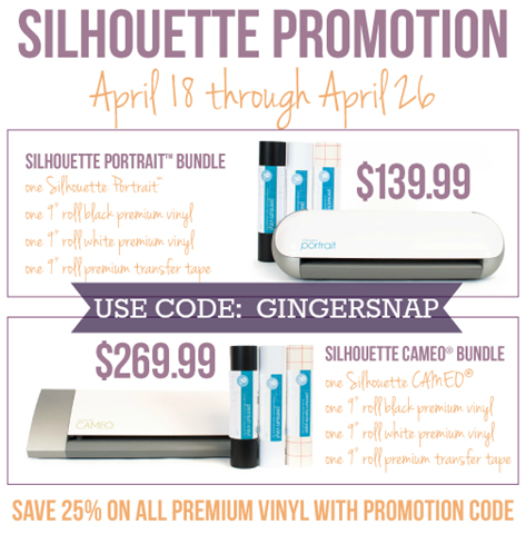 April Silhouette Promotions