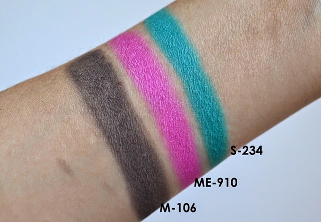 MAKE UP FOR EVER Artist Shadows Swatches