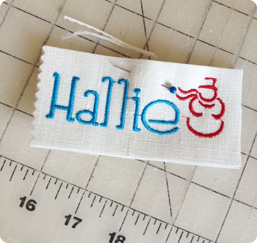 deep thoughts by cynthia: How to Make Embroidered Tags
