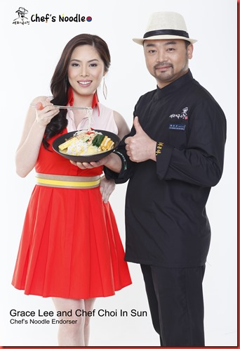 Chef's Noodle's Grace Lee and Chef Choi In Sun