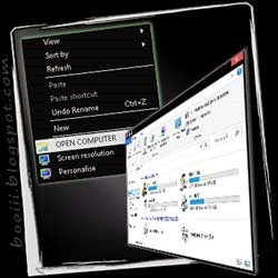Open (My)computer on right click menu (Context menu)
