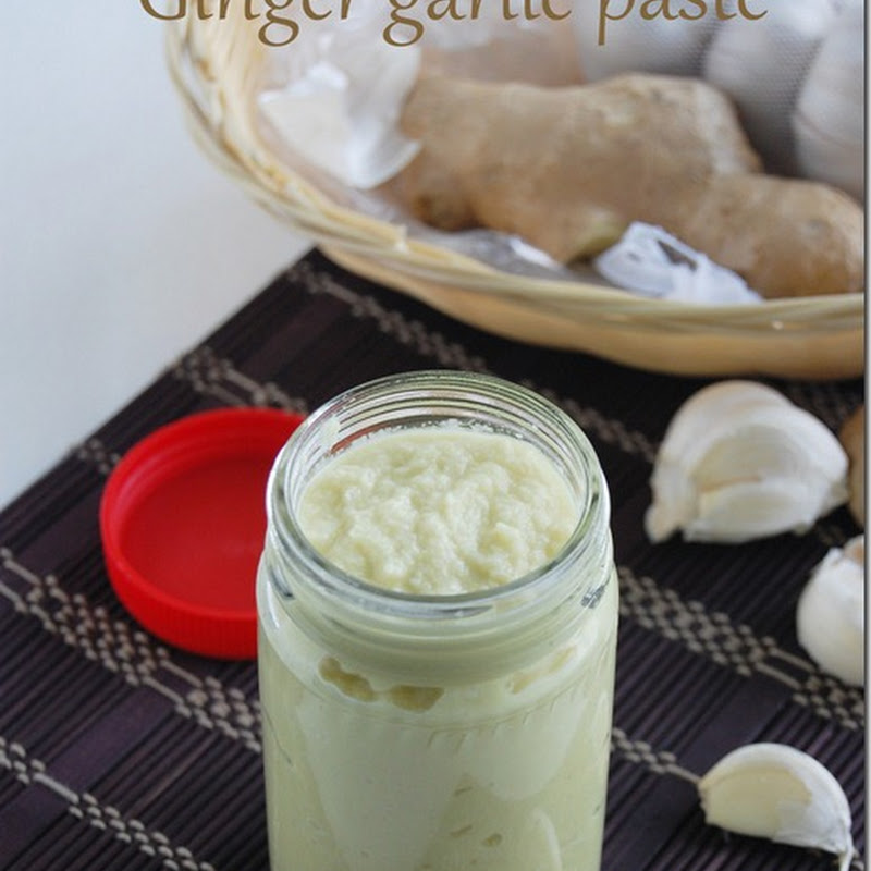 Homemade Ginger garlic paste