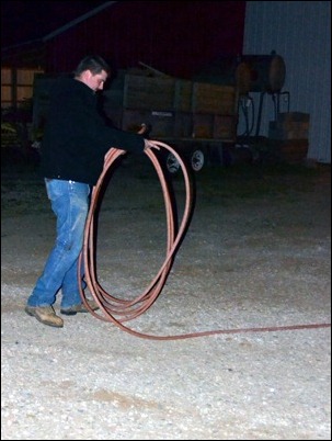 rolling hose