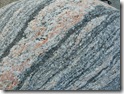 grey and red gneiss