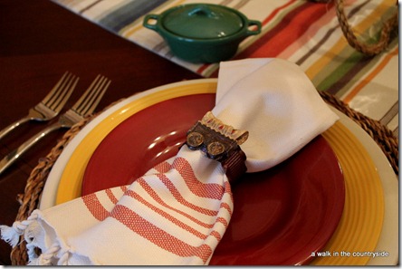 western cowboy themed tablescape