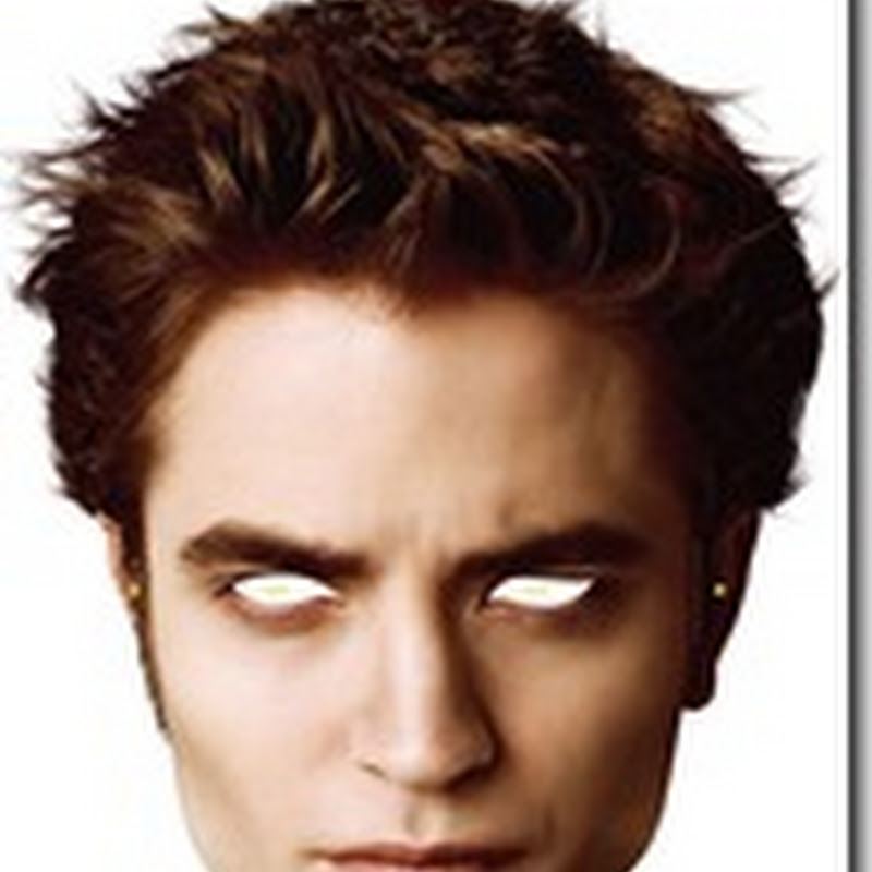 Máscara de Robert Pattinson para imprimir