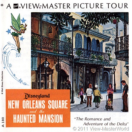 View-Master New Orleans Square (A180), Booklet Cover