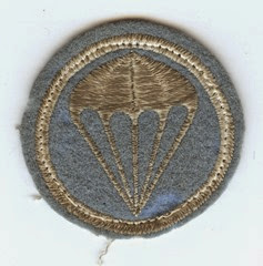 Parachutist patch