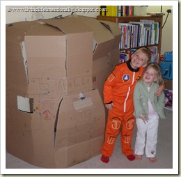 apollo space ship out of a cardboard box apollo space ship out of a cardboard box