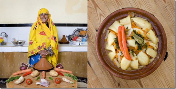 Fatma Bahkach, 59 years old, Aghrimz, Morocco. Bat Bot, Berber bread baked in a pan