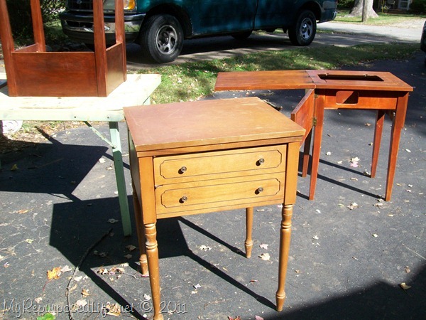 vintage sewing cabinets