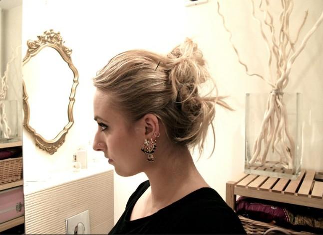 messy chic prom updo for 2012