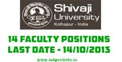 shivaji university faculty recruitment 2013