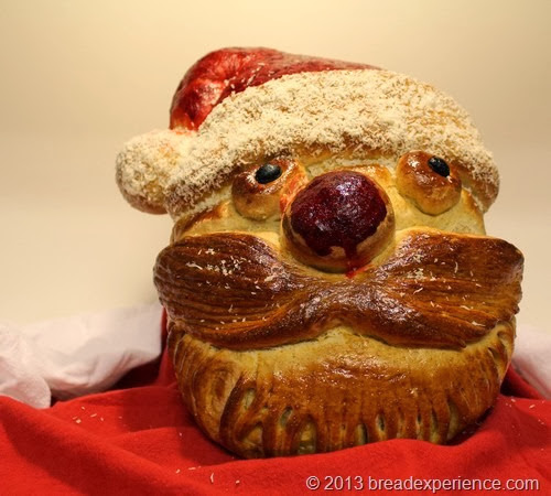 whimsical Santa Bread (aka Whisker's Santa) 