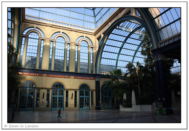 Inside the Palm Court Alexandra Palace