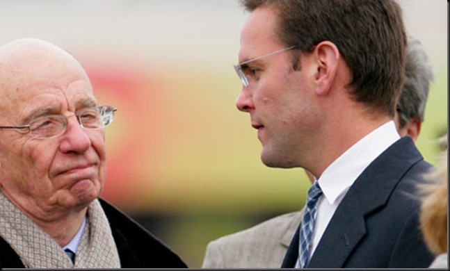 Rupert and James Murdoch