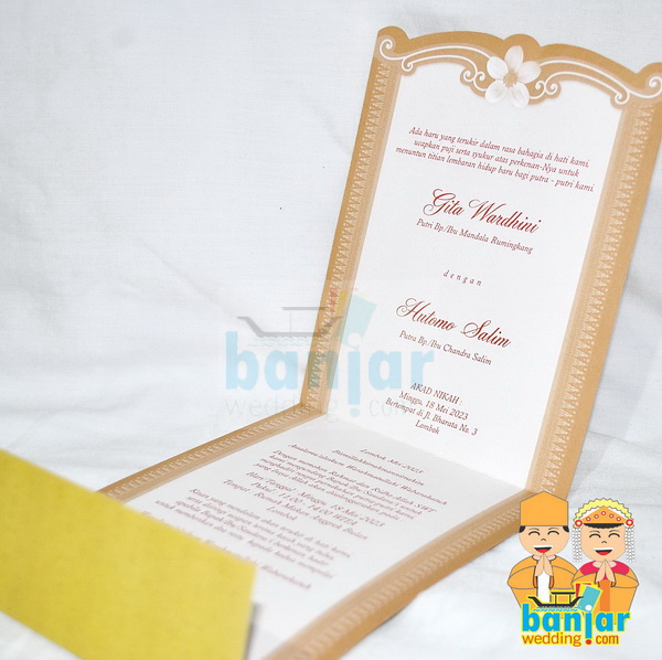 Undangan Pernikahan Murah UB-C19 - Banjar Wedding - Banjar 