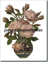 roses in vase v1350